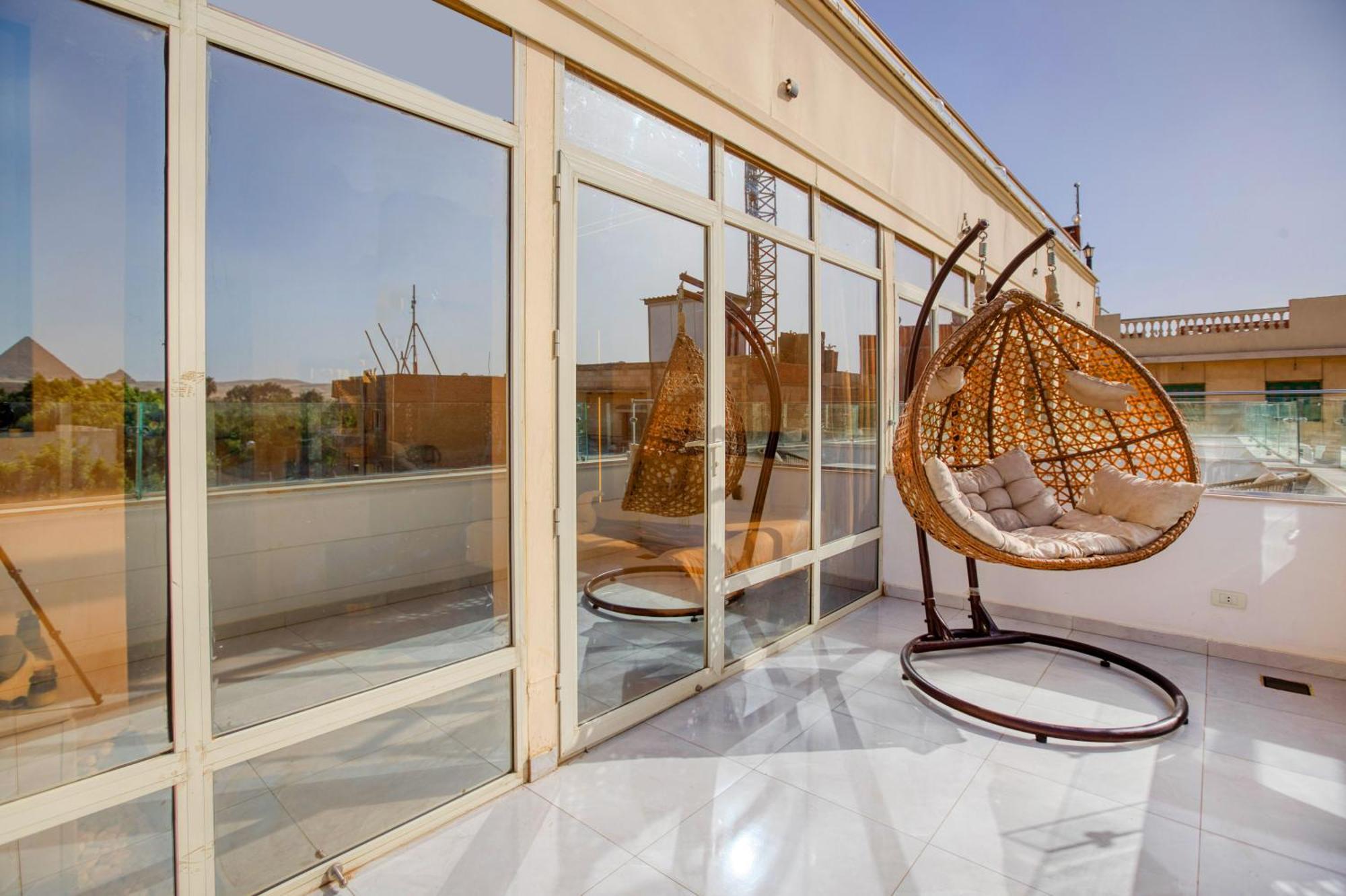 Tree Lounge Pyramids View Inn , Sphinx Giza Kafret el-Gabal Exterior foto
