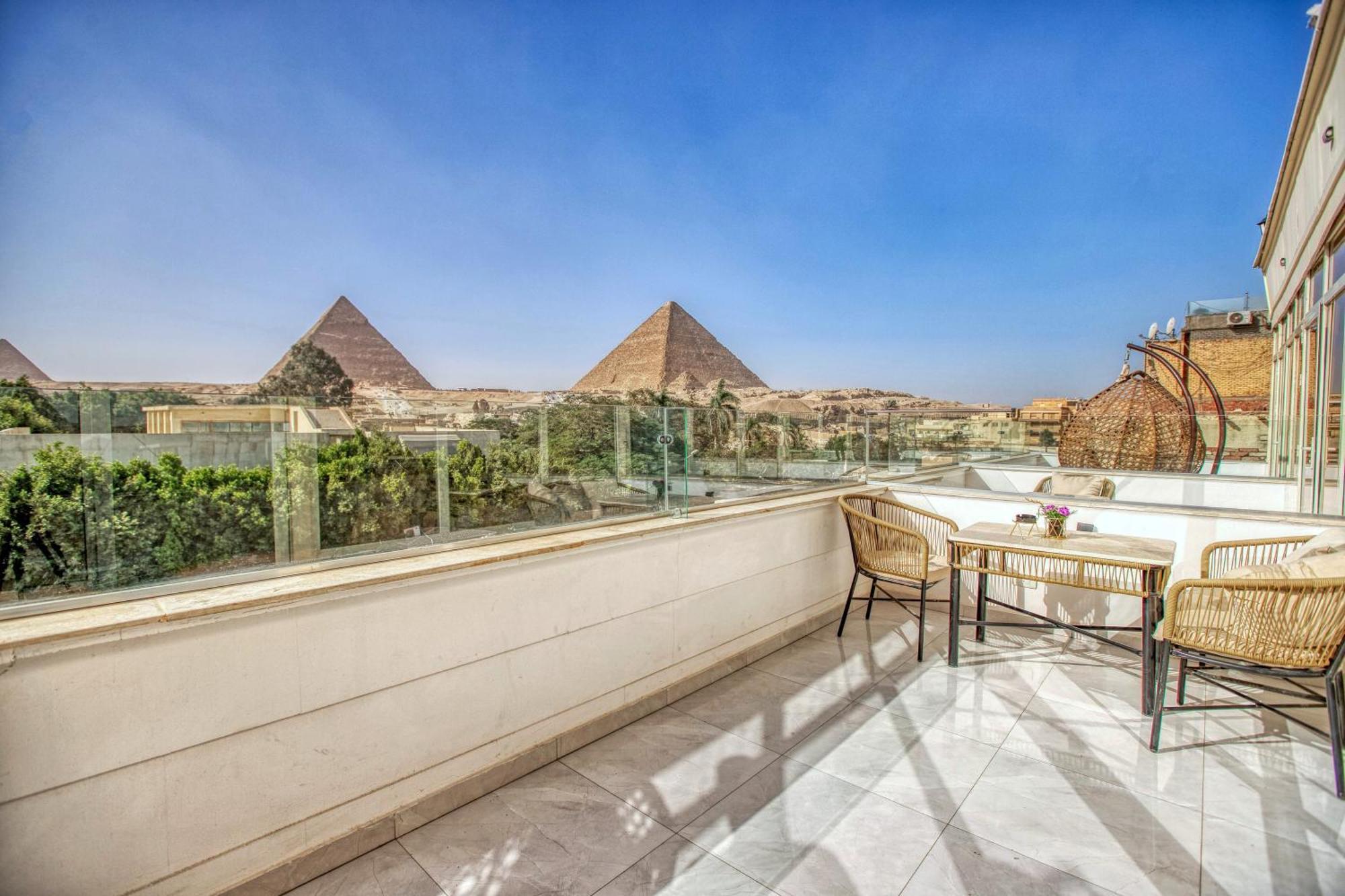 Tree Lounge Pyramids View Inn , Sphinx Giza Kafret el-Gabal Exterior foto