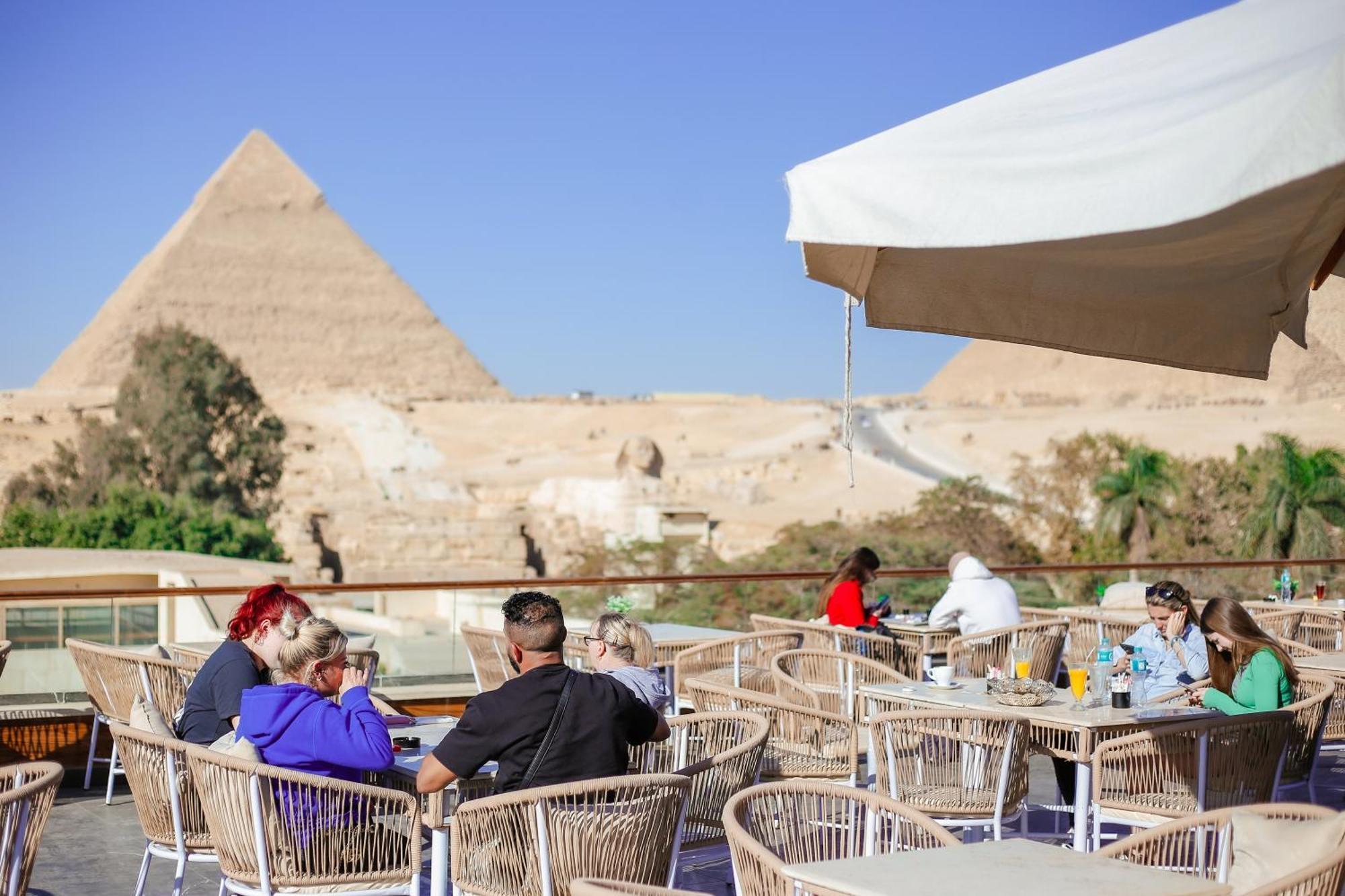 Tree Lounge Pyramids View Inn , Sphinx Giza Kafret el-Gabal Exterior foto