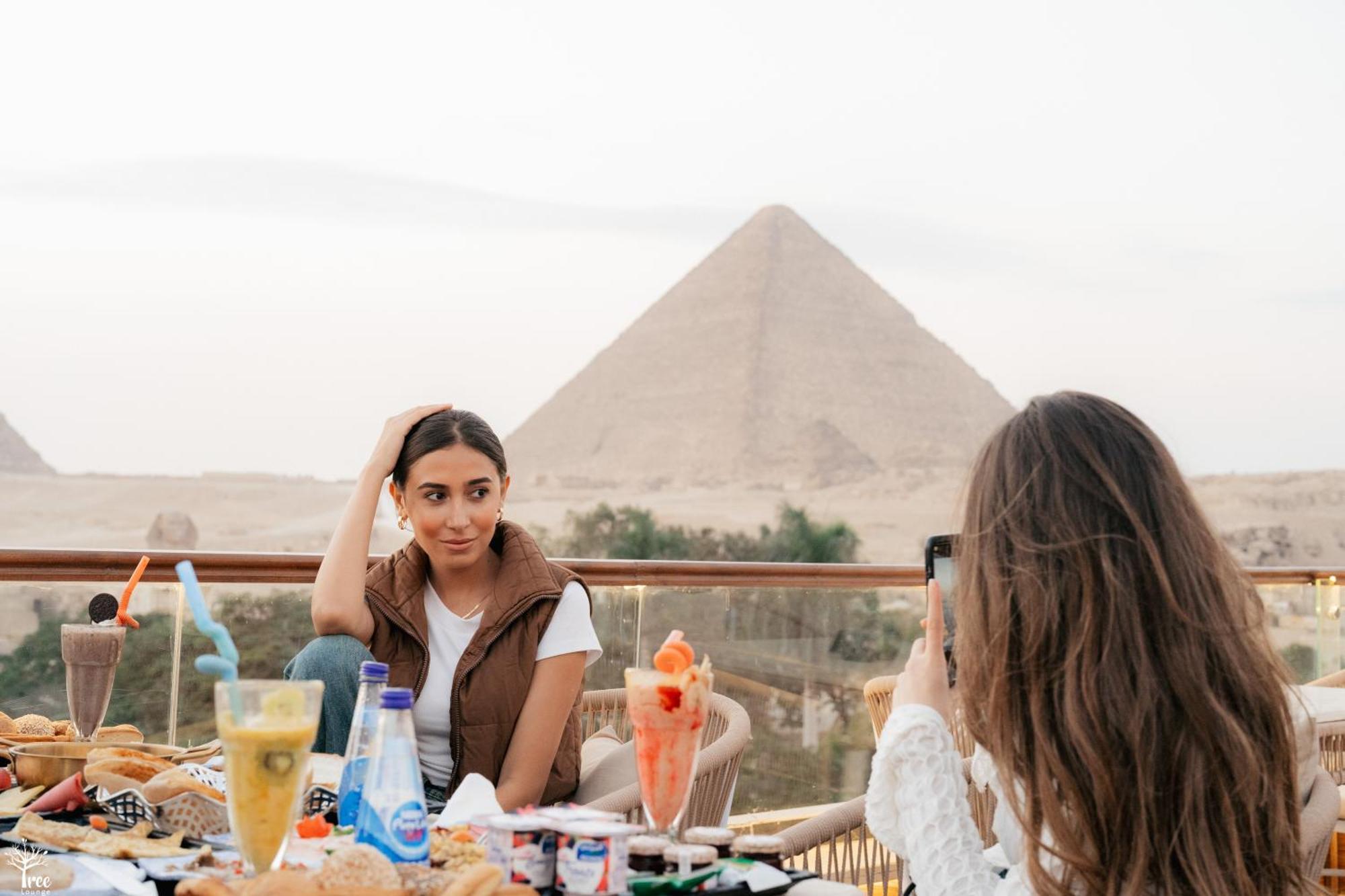 Tree Lounge Pyramids View Inn , Sphinx Giza Kafret el-Gabal Exterior foto